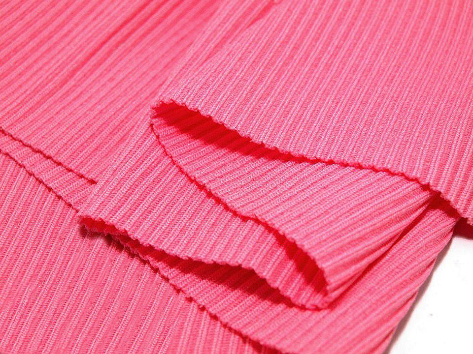 Tricot elastic circular, 15x80 cm - Maro închis (1 Bucată)