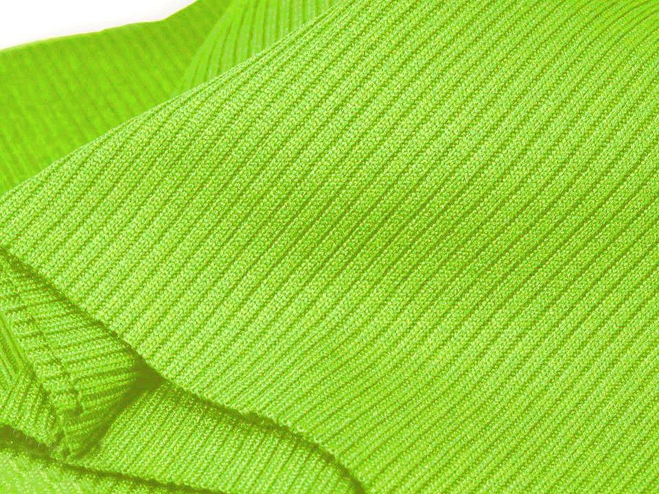 Tricot elastic circular, 15x80 cm - Maro închis (1 Bucată)