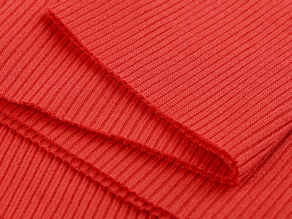 Tricot elastic circular, 15x80 cm - Maro închis (1 Bucată)