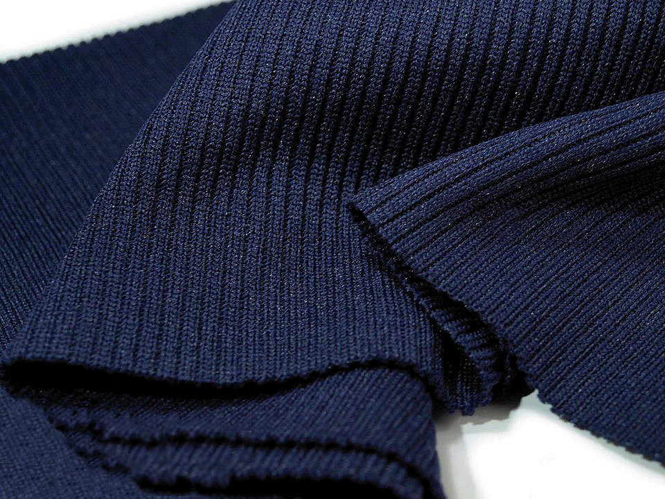 Tricot elastic circular, 15x80 cm - Maro închis (1 Bucată)