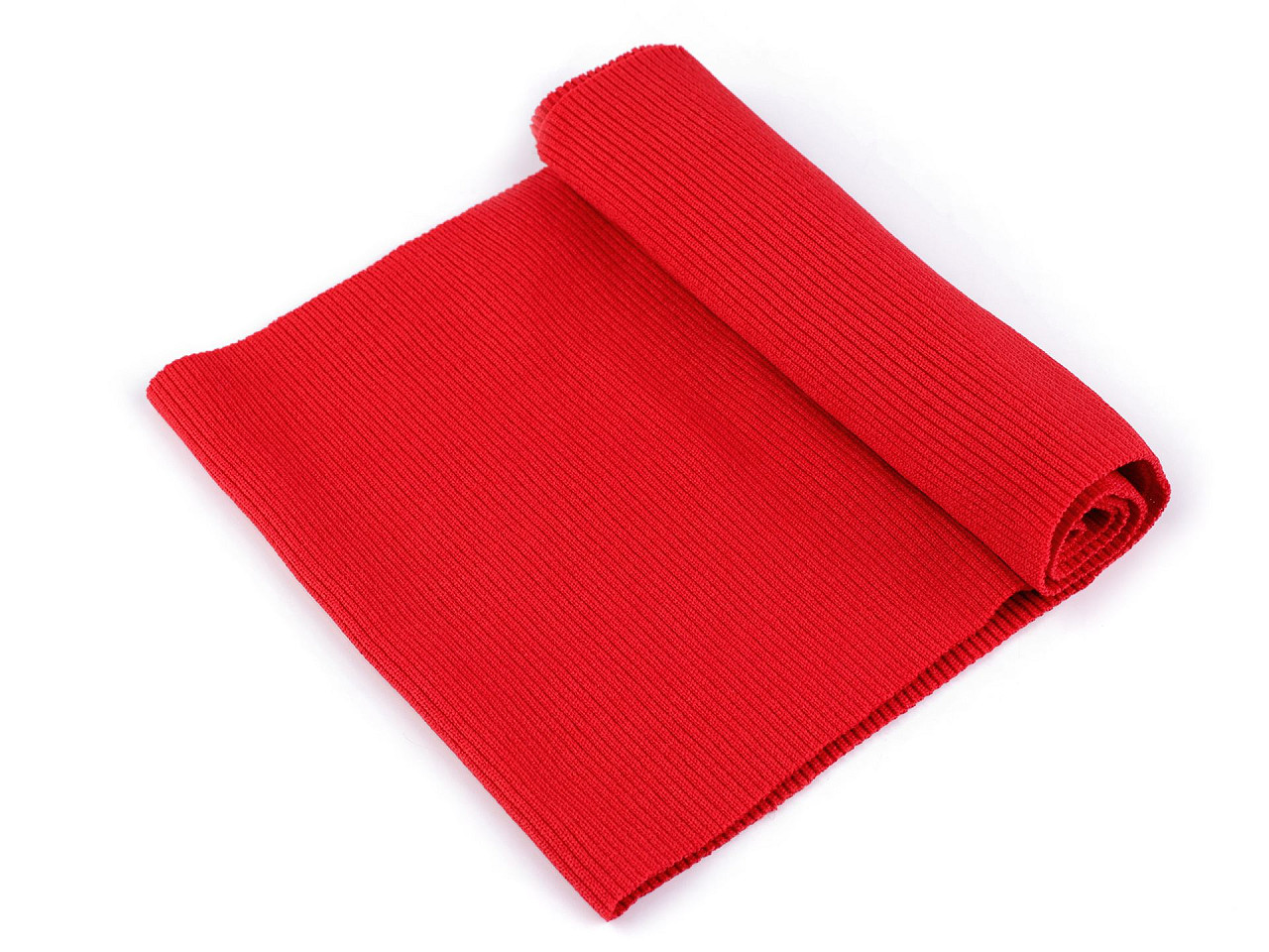 Tricot elastic circular, 15x80 cm - Maro închis (1 Bucată)