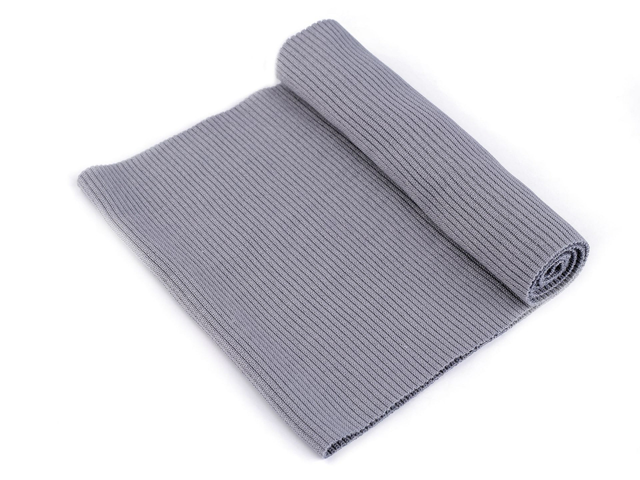 Tricot elastic circular, 15x80 cm - Maro închis (1 Bucată)