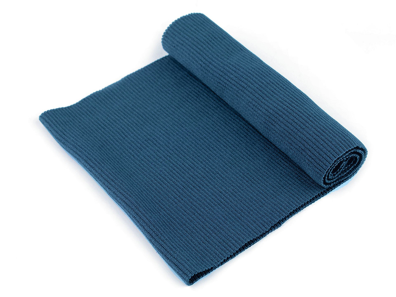 Tricot elastic circular, 15x80 cm - Maro închis (1 Bucată)