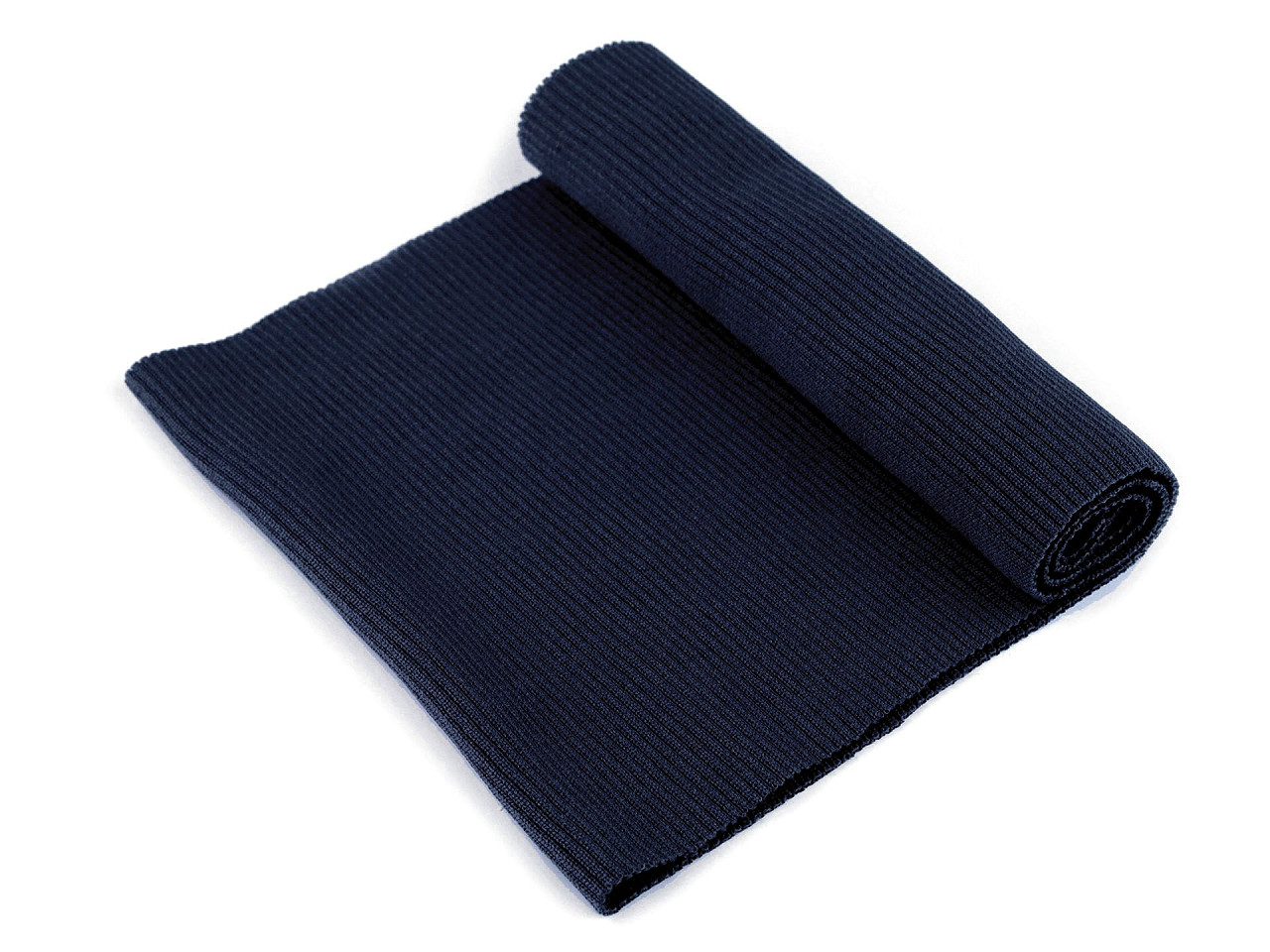 Tricot elastic circular, 15x80 cm - Maro închis (1 Bucată)