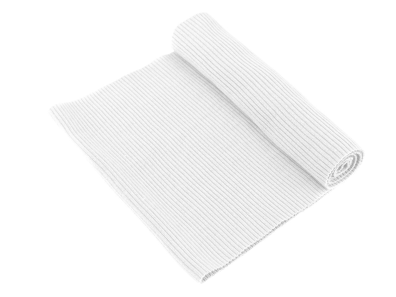 Tricot elastic circular, 15x80 cm - Maro închis (1 Bucată)