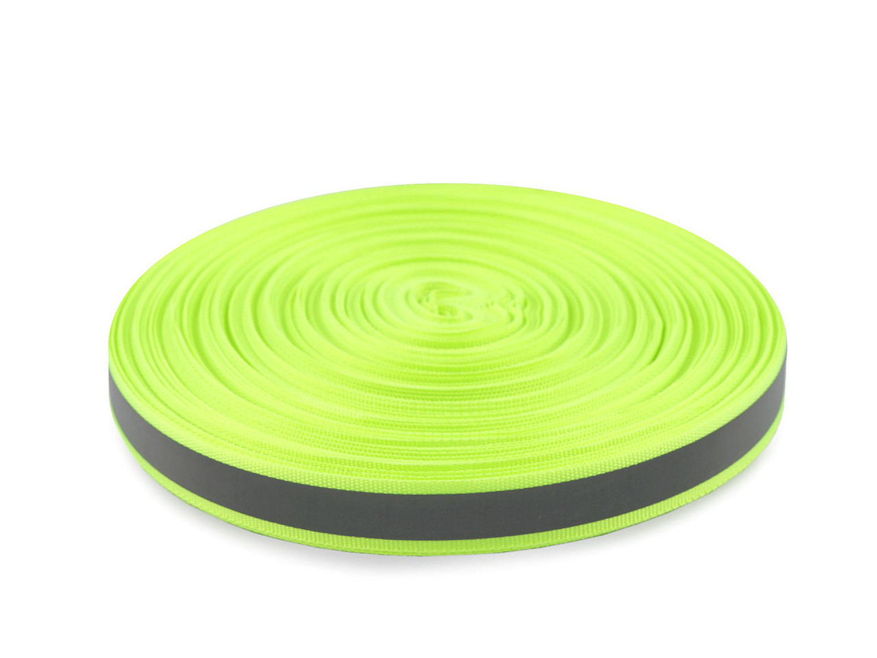 Bandă reflectorizantă de 15 mm - Negru (50 Metri)