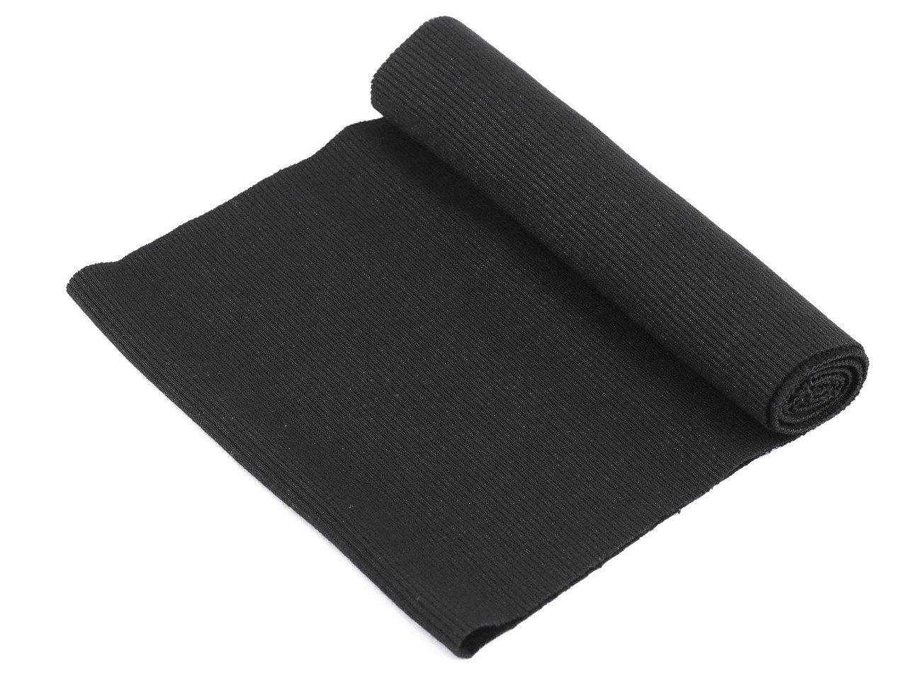 Tricot elastic circular, 16x80 cm - Roz pudrat (1 Bucată)