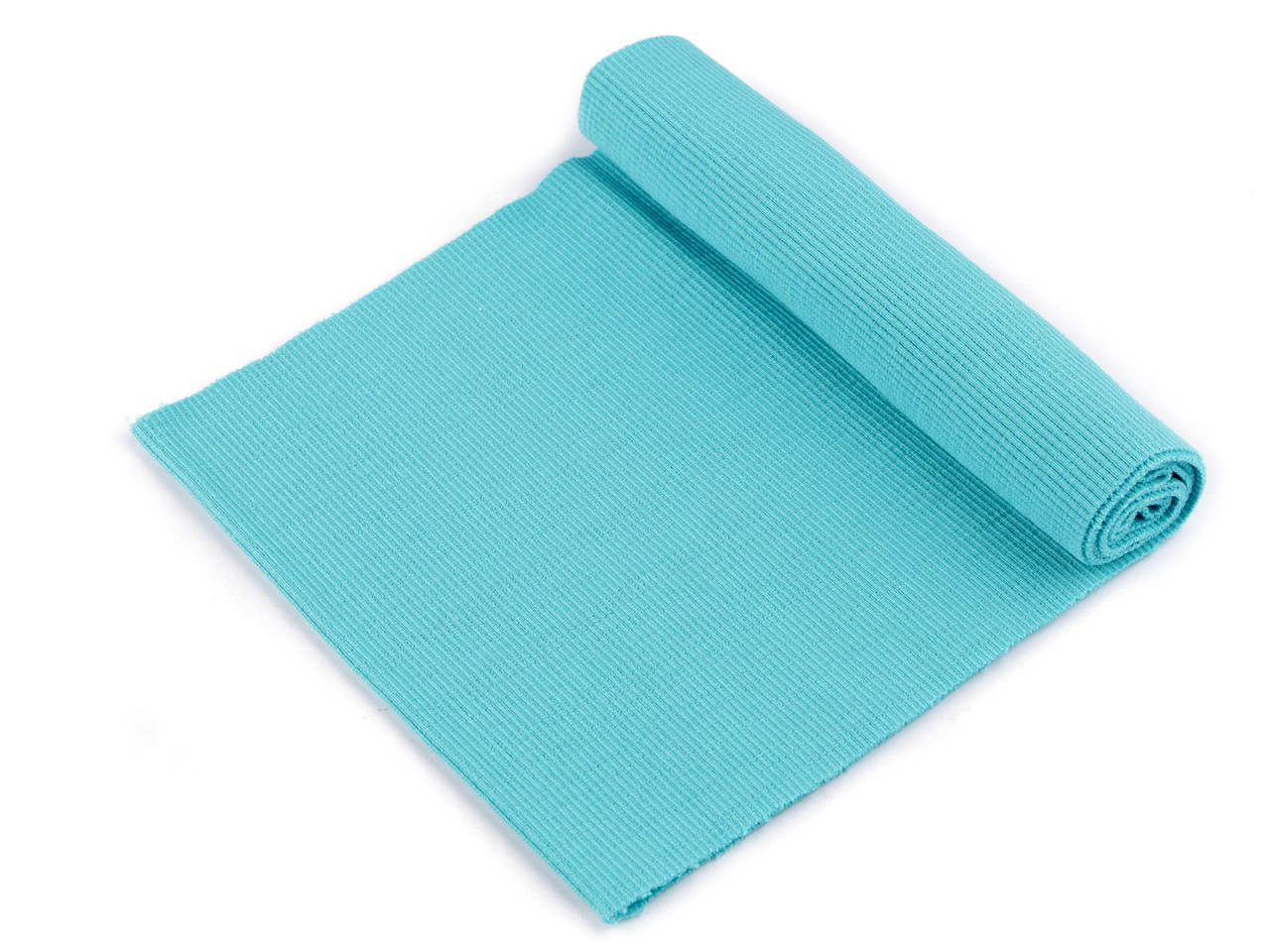 Tricot elastic circular, 16x80 cm - Roz pudrat (1 Bucată)