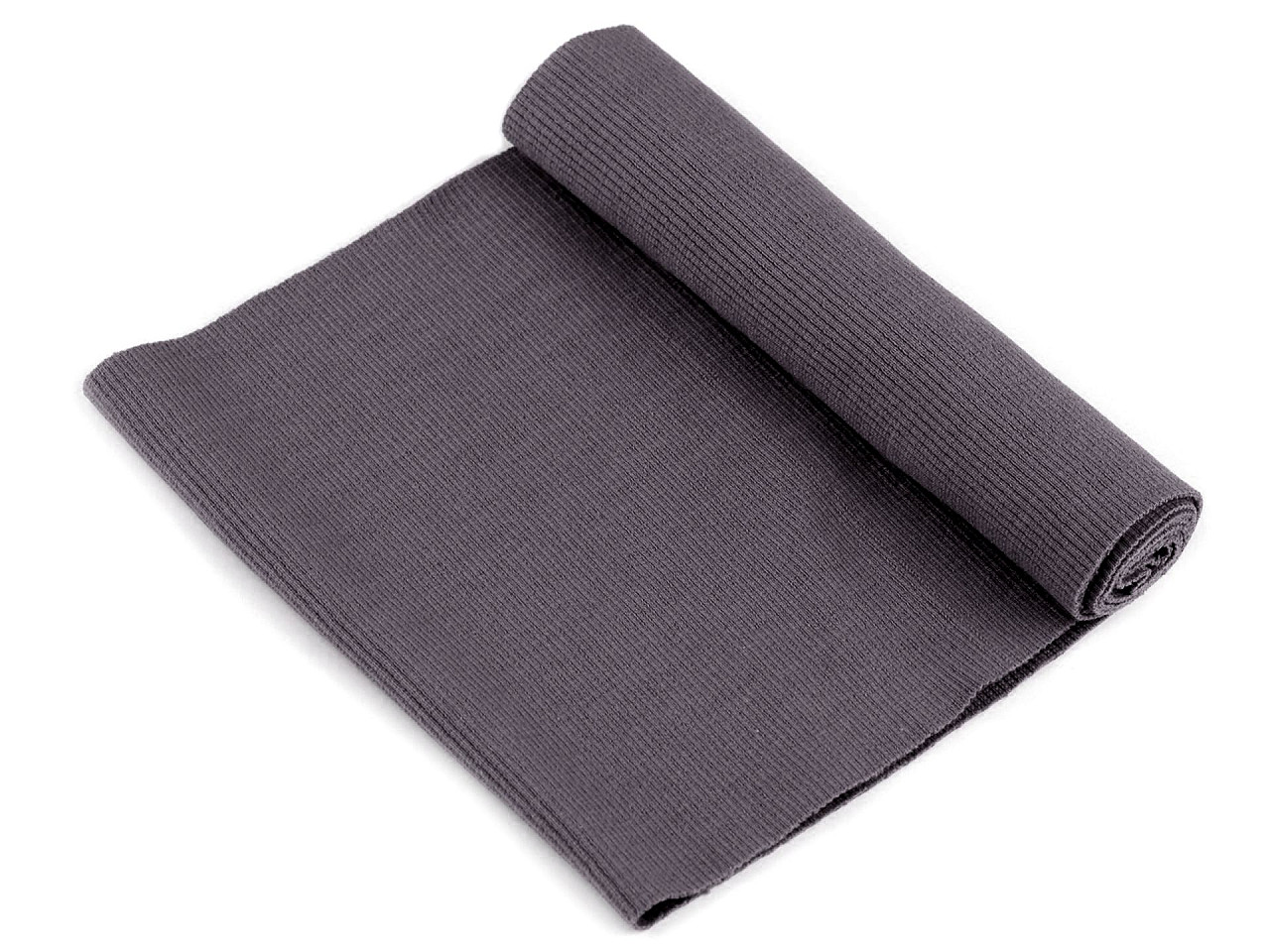 Tricot elastic circular, 16x80 cm - Roz pudrat (1 Bucată)