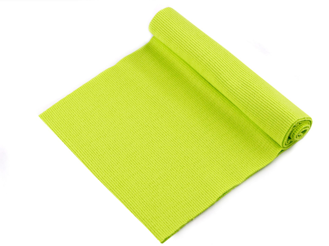 Tricot elastic circular, 16x80 cm - Roz pudrat (1 Bucată)