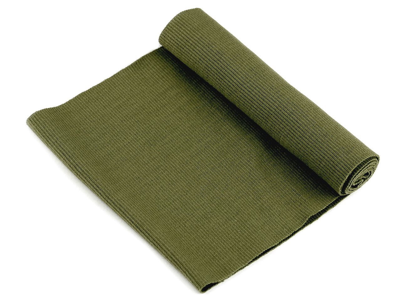 Tricot elastic circular, 16x80 cm - Roz pudrat (1 Bucată)