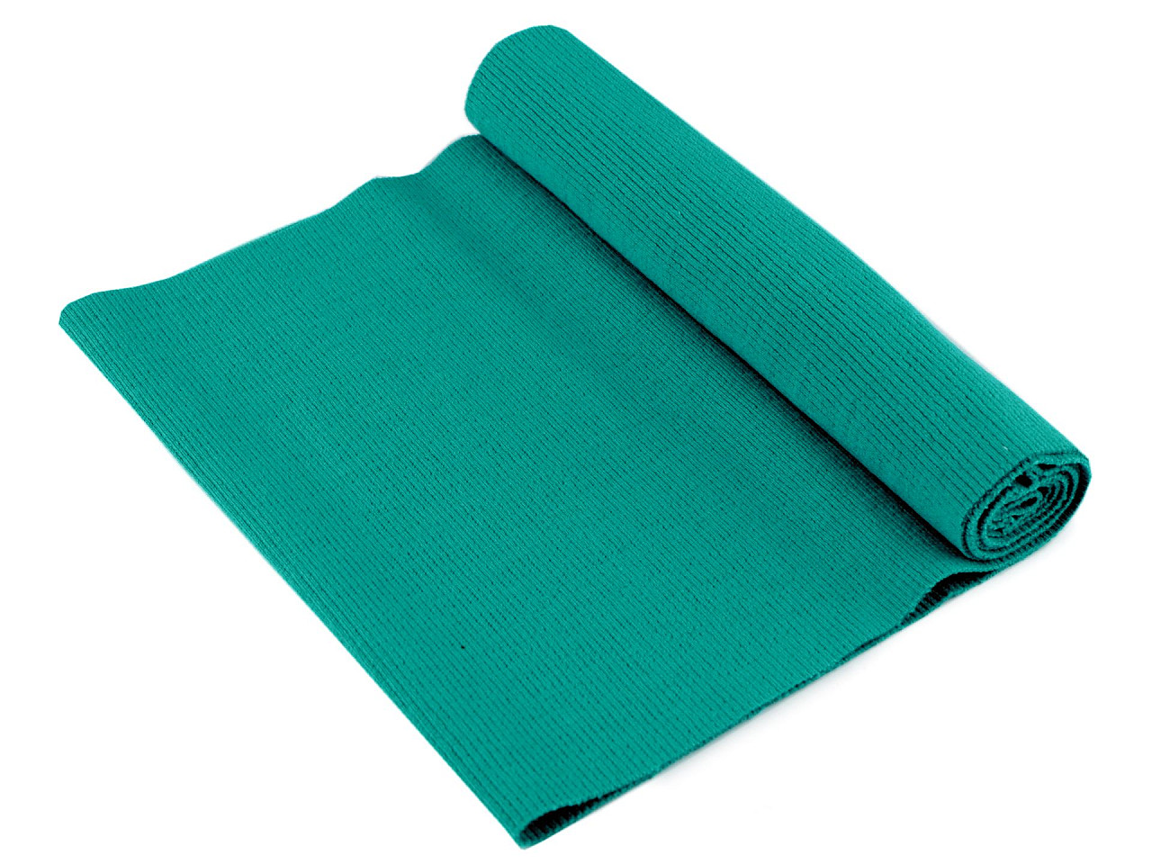 Tricot elastic circular, 16x80 cm - Roz pudrat (1 Bucată)