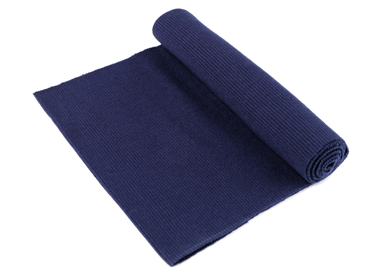 Tricot elastic circular, 16x80 cm - Roz pudrat (1 Bucată)