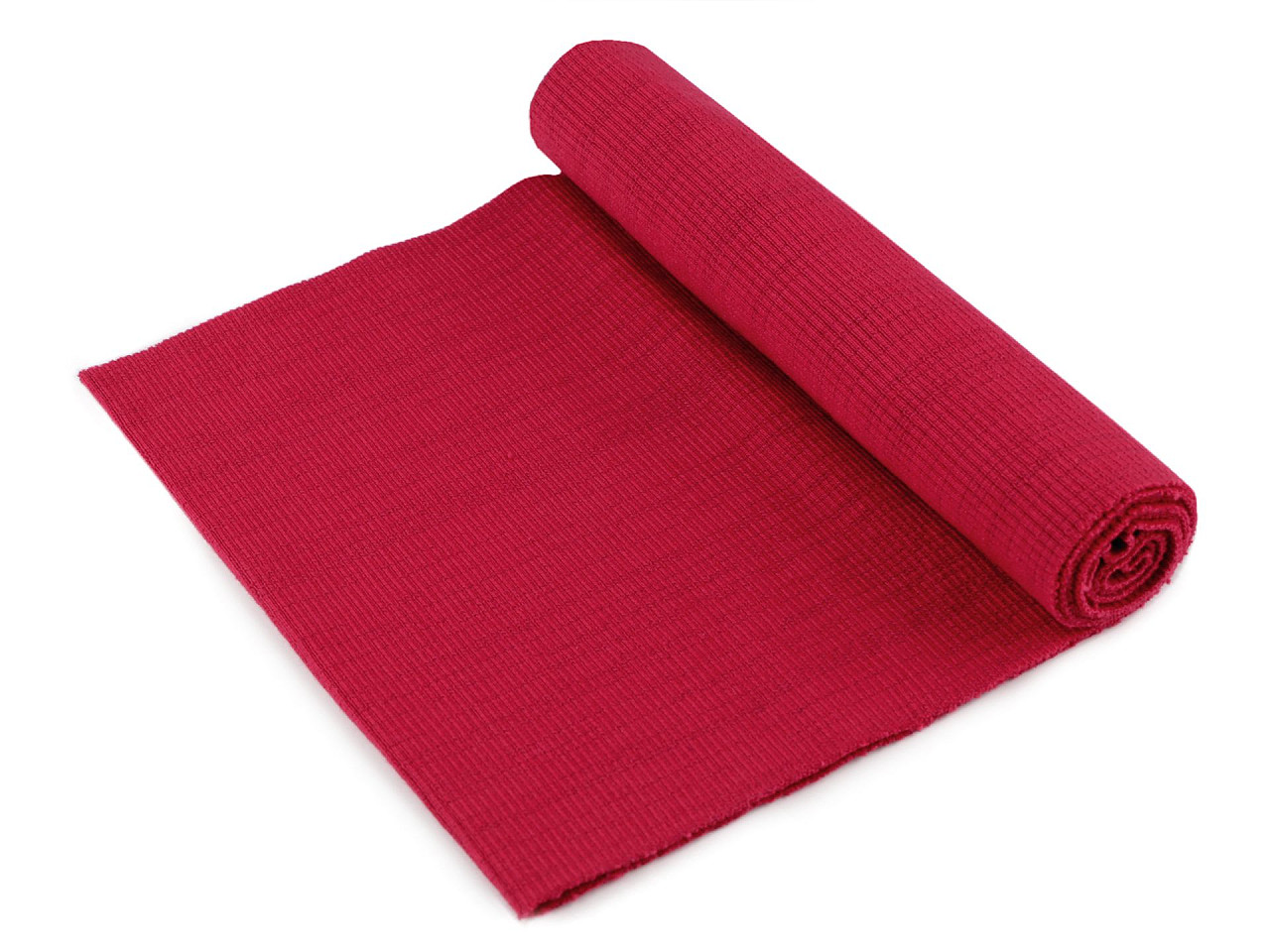 Tricot elastic circular, 16x80 cm - Roz pudrat (1 Bucată)