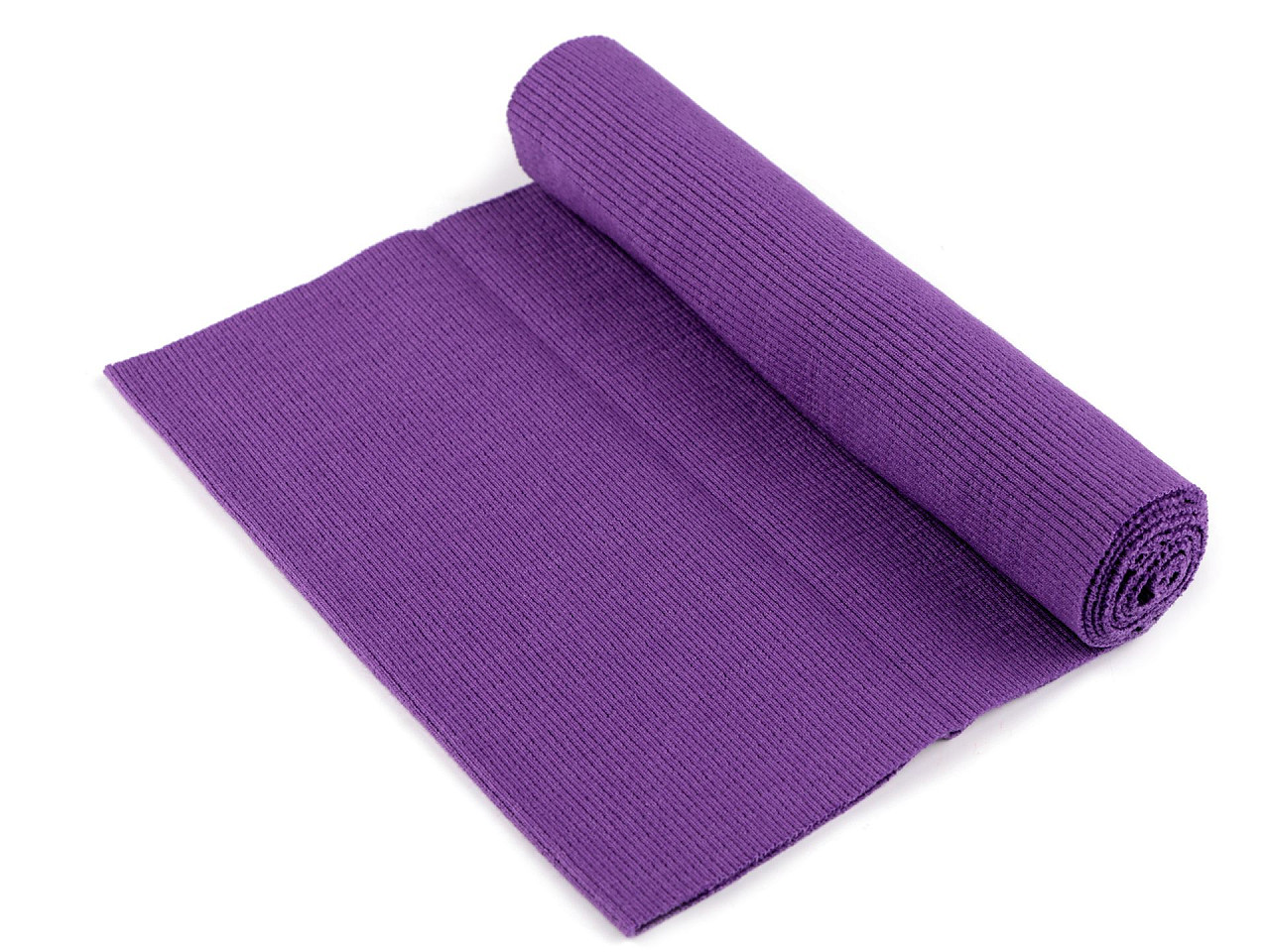 Tricot elastic circular, 16x80 cm - Roz pudrat (1 Bucată)