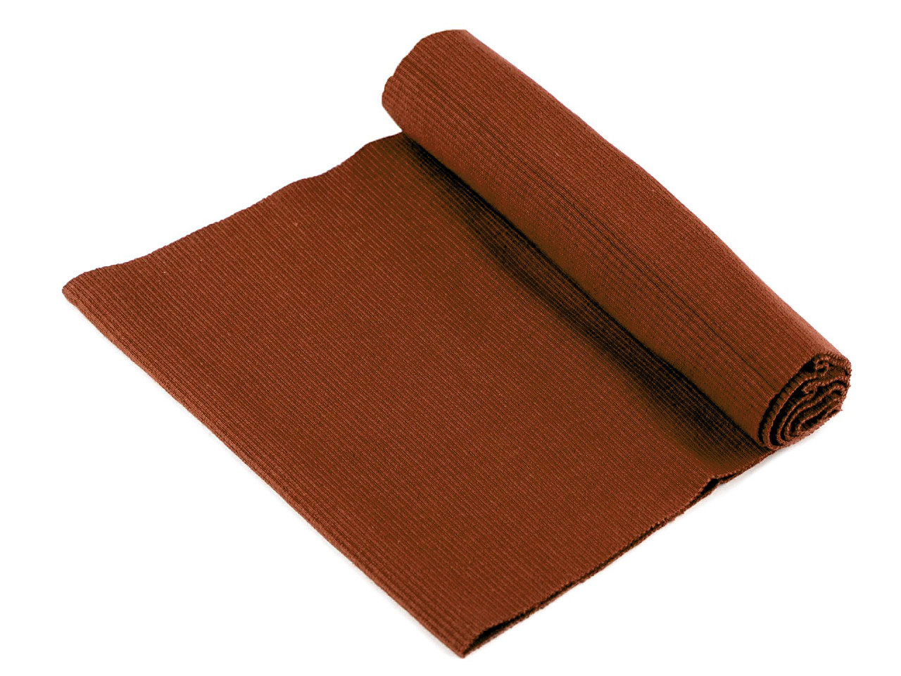 Tricot elastic circular, 16x80 cm - Roz pudrat (1 Bucată)