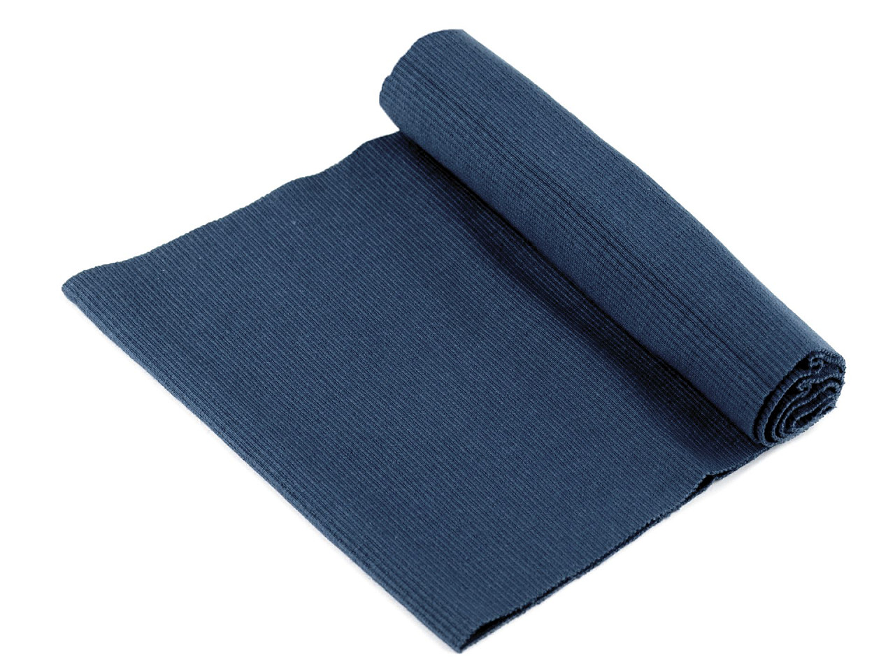 Tricot elastic circular, 16x80 cm - Roz pudrat (1 Bucată)