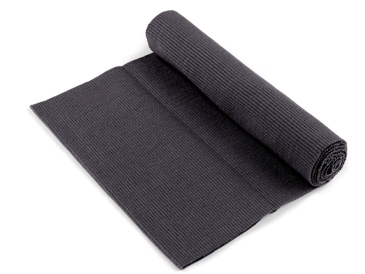 Tricot elastic circular, 16x80 cm - Roz pudrat (1 Bucată)