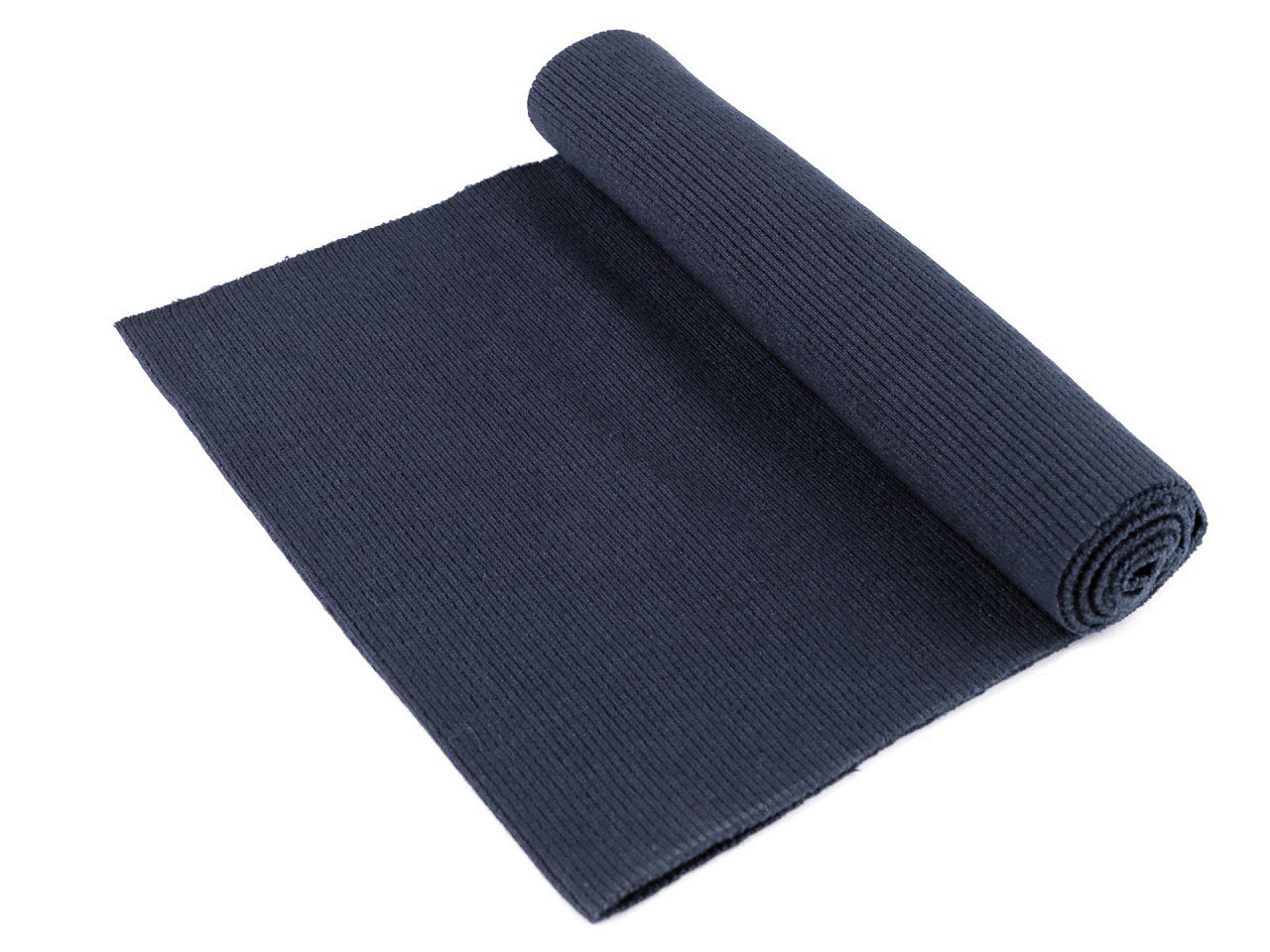 Tricot elastic circular, 16x80 cm - Roz pudrat (1 Bucată)