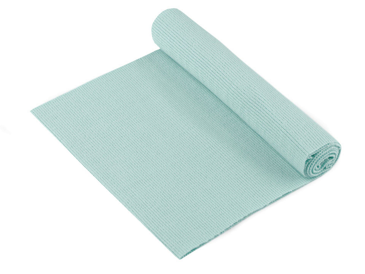 Tricot elastic circular, 16x80 cm - Roz pudrat (1 Bucată)