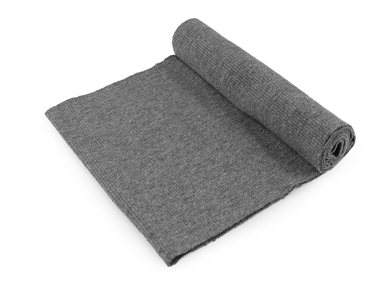 Tricot elastic circular, 16x80 cm - Roz pudrat (1 Bucată)