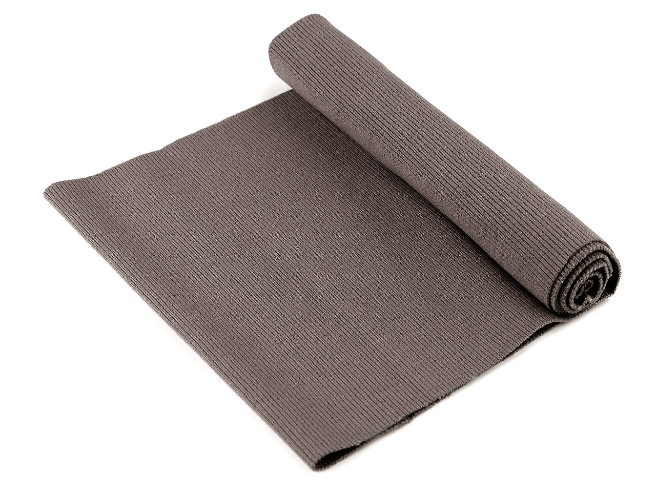 Tricot elastic circular, 16x80 cm - Roz pudrat (1 Bucată)