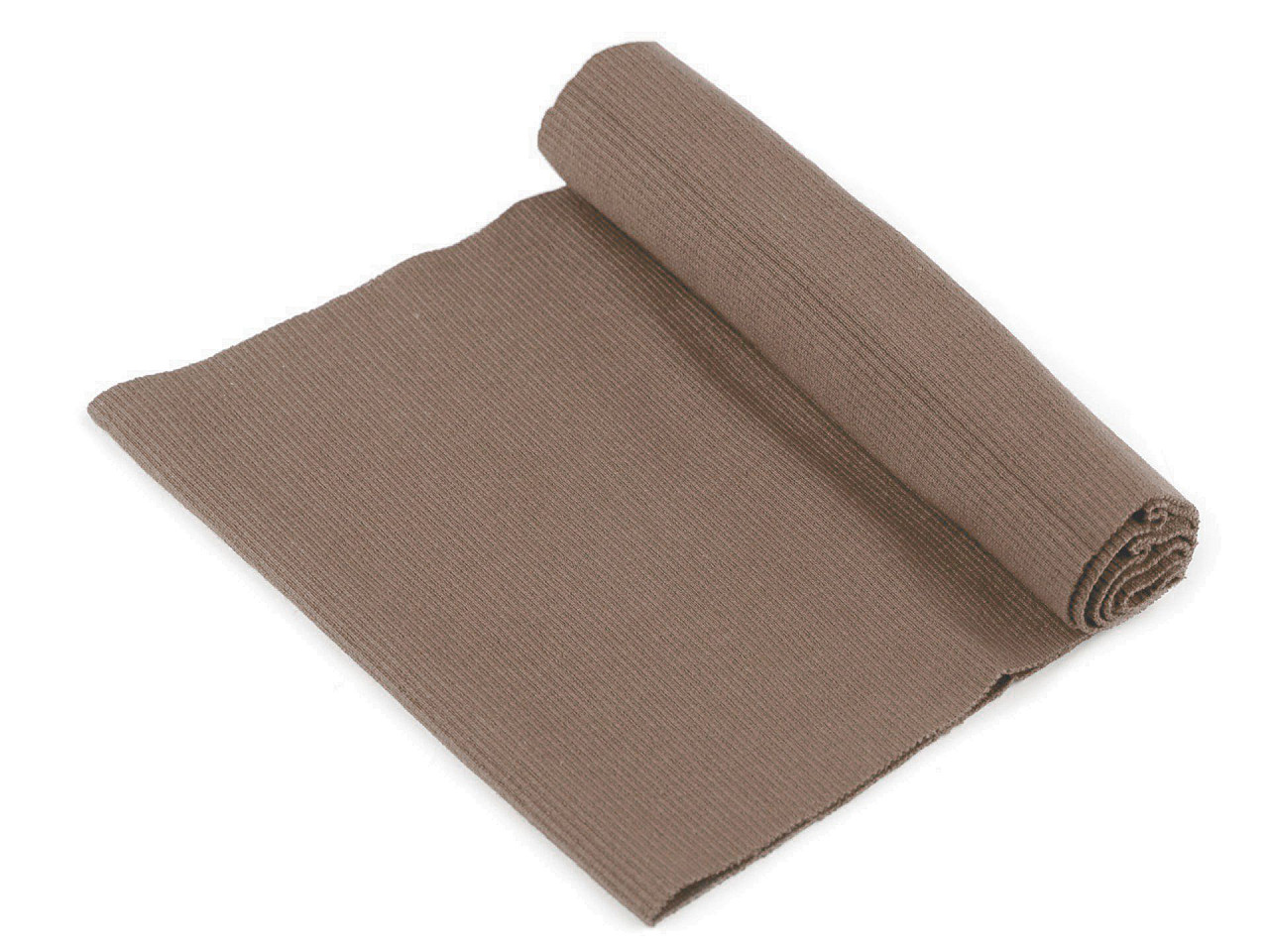 Tricot elastic circular, 16x80 cm - Roz pudrat (1 Bucată)