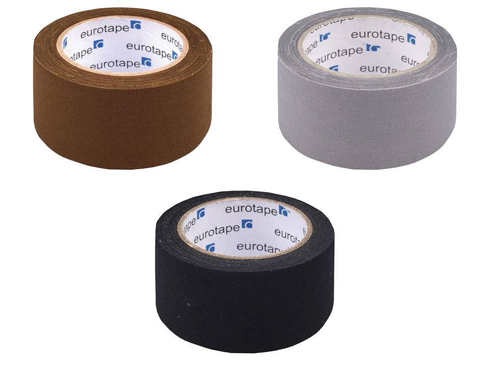 Bandă adezivă textilă, 10mx48mm - Gri neutral (36 Bucăți) Bandă adezivă textilă, 10mx48mm - Gri neutral (36 Bucăți)