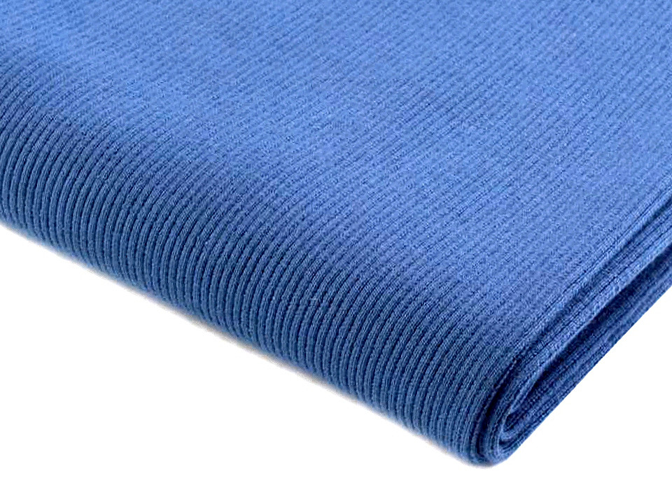 Tricot bumbac elastic, circular - Albastru întunecat (1 Metru)