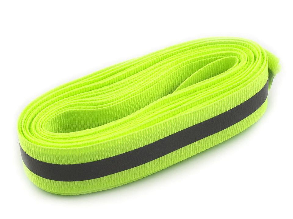 Bandă reflectorizantă textilă, lățime 25 mm - Portocaliu (5 Metri)