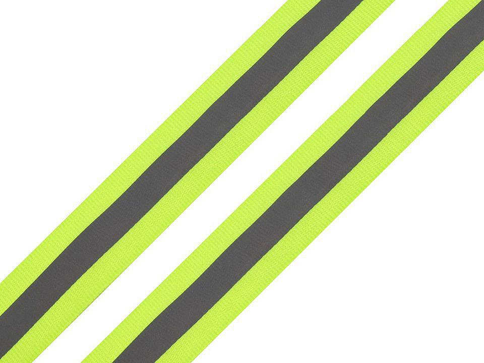 Bandă reflectorizantă textilă, lățime 25 mm - Portocaliu (5 Metri)