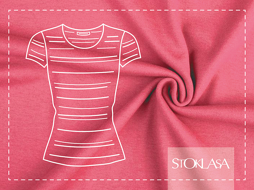 Tricot bumbac elastic - Albastru regal (1 Metru)