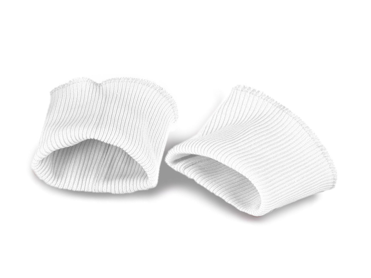 Manșete elastice tricotate, lățime 7 cm - Alb (5 Perechi) Manșete elastice tricotate, lățime 7 cm - Alb (5 Perechi)
