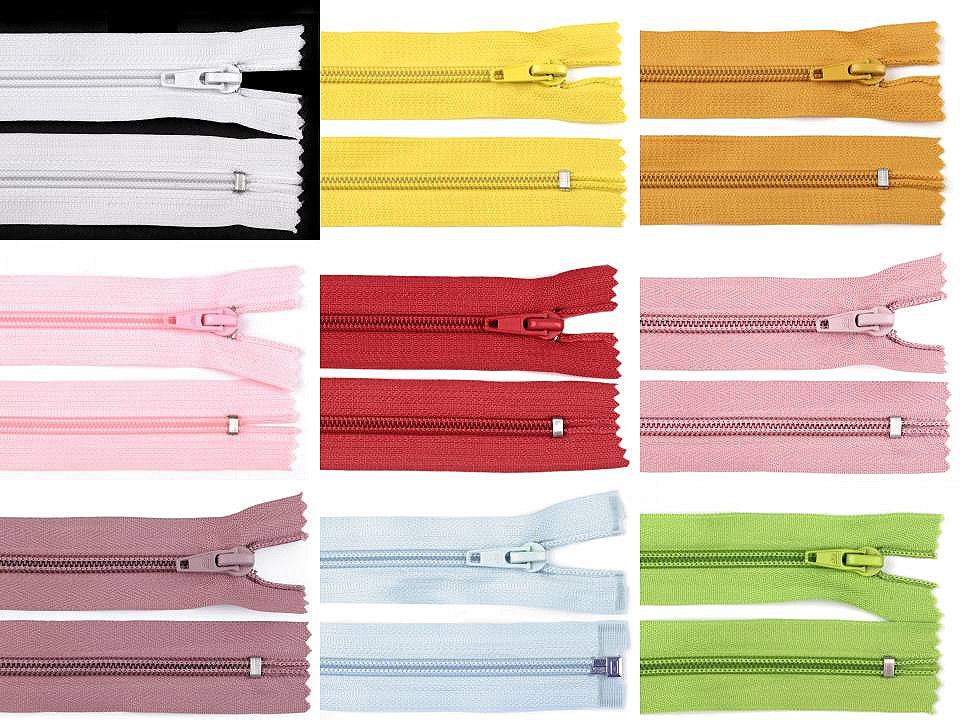 Fermoar spiralat no 5, lungime 18 cm pol - Albastru închis (1 Bucată)