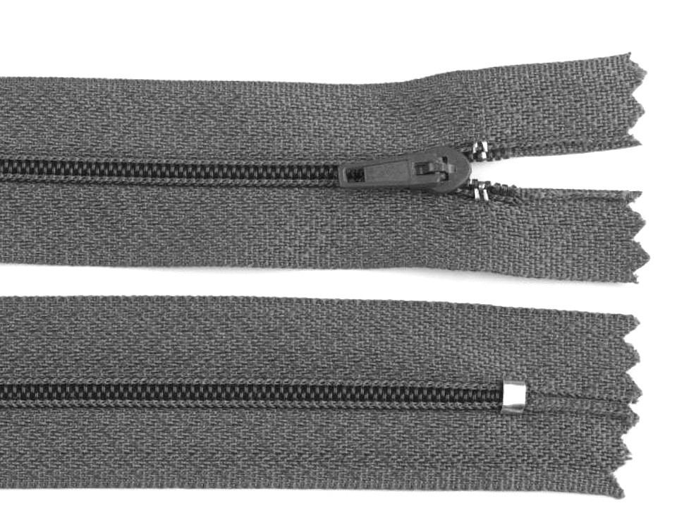 Fermoar spiralat nedetașabil no 3, lungime 18 cm - Verde kaki (10 Bucăți) Fermoar spiralat nedetașabil no 3, lungime 18 cm - Verde kaki (10 Bucăți)