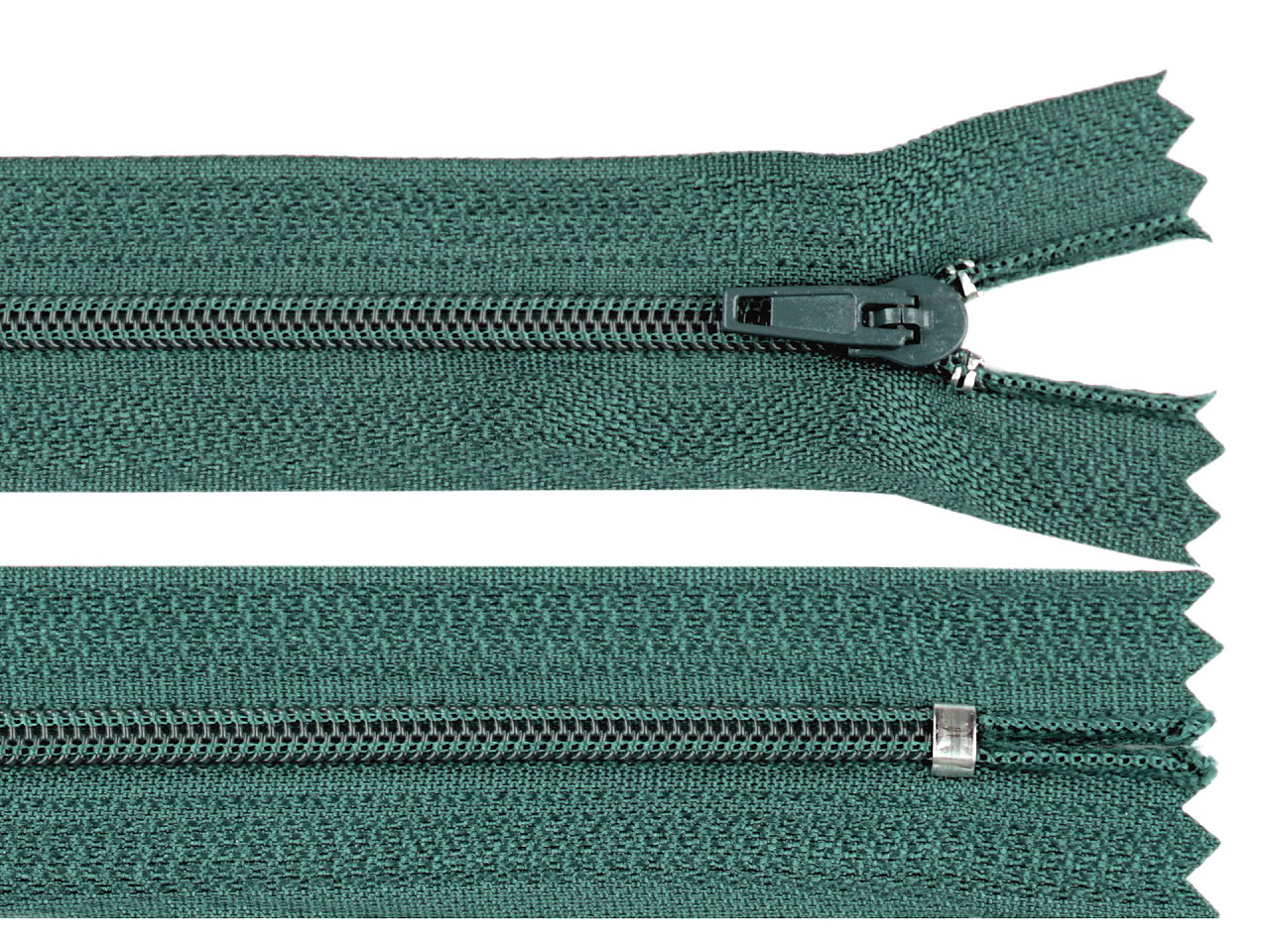 Fermoar spiralat nedetașabil no 3, lungime 18 cm - Verde kaki (10 Bucăți) Fermoar spiralat nedetașabil no 3, lungime 18 cm - Verde kaki (10 Bucăți)