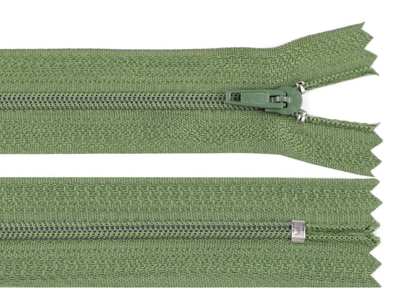 Fermoar spiralat nedetașabil no 3, lungime 20 cm - Verde sticlă (10 Bucăți) Fermoar spiralat nedetașabil no 3, lungime 20 cm - Verde sticlă (10 Bucăți)