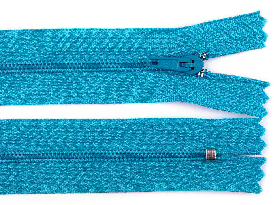 Fermoar spiralat nedetașabil no 3, lungime 20 cm - Verde sticlă (10 Bucăți) Fermoar spiralat nedetașabil no 3, lungime 20 cm - Verde sticlă (10 Bucăți)