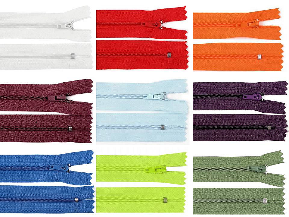 Fermoar spiralat nedetașabil no 3, lungime 20 cm - Verde sticlă (10 Bucăți) Fermoar spiralat nedetașabil no 3, lungime 20 cm - Verde sticlă (10 Bucăți)