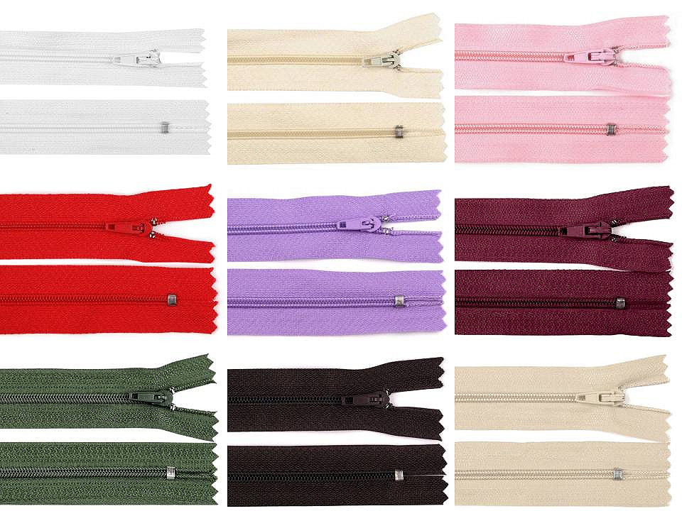 Fermoar spiralat nedetașabil no 3, lungime 25 cm - Bordo (1 Bucată) Fermoar spiralat nedetașabil no 3, lungime 25 cm - Bordo (1 Bucată)