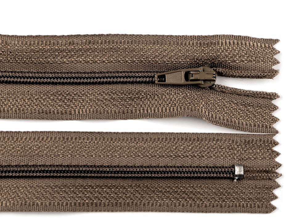 Fermoar spiralat nedetașabil cu atoblocare, no 3 lungime 16 cm - Roșu (1 Bucată)