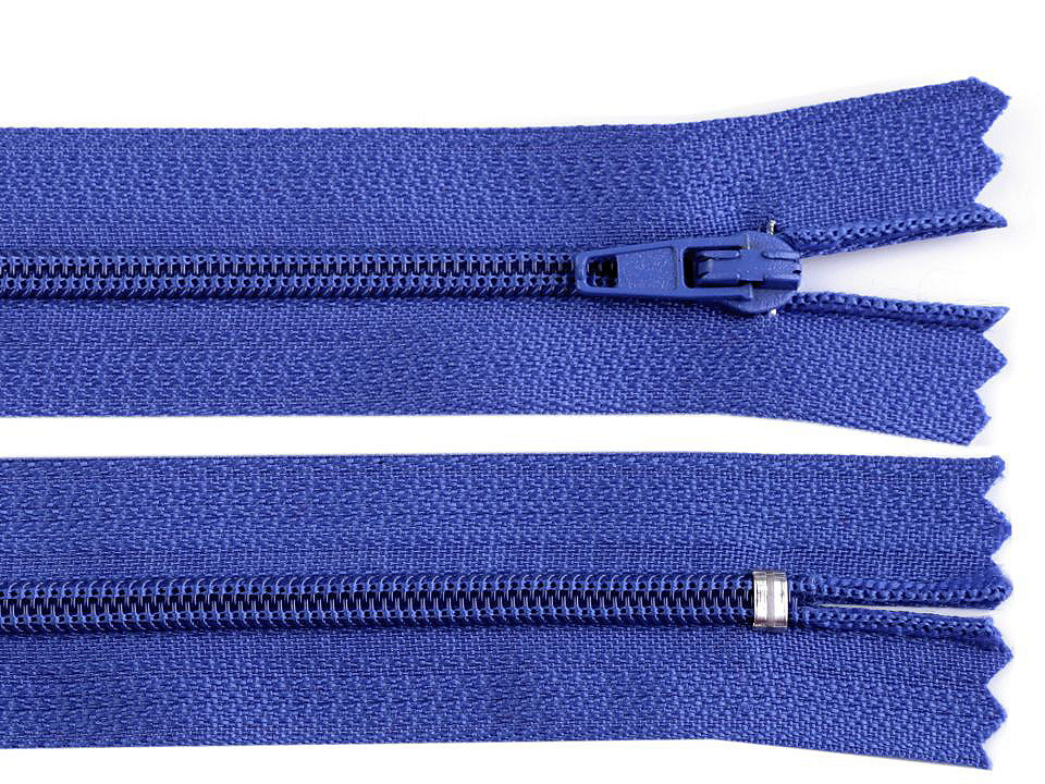 Fermoar spiralat nedetașabil cu atoblocare, no 3 lungime 16 cm - Roșu (1 Bucată)