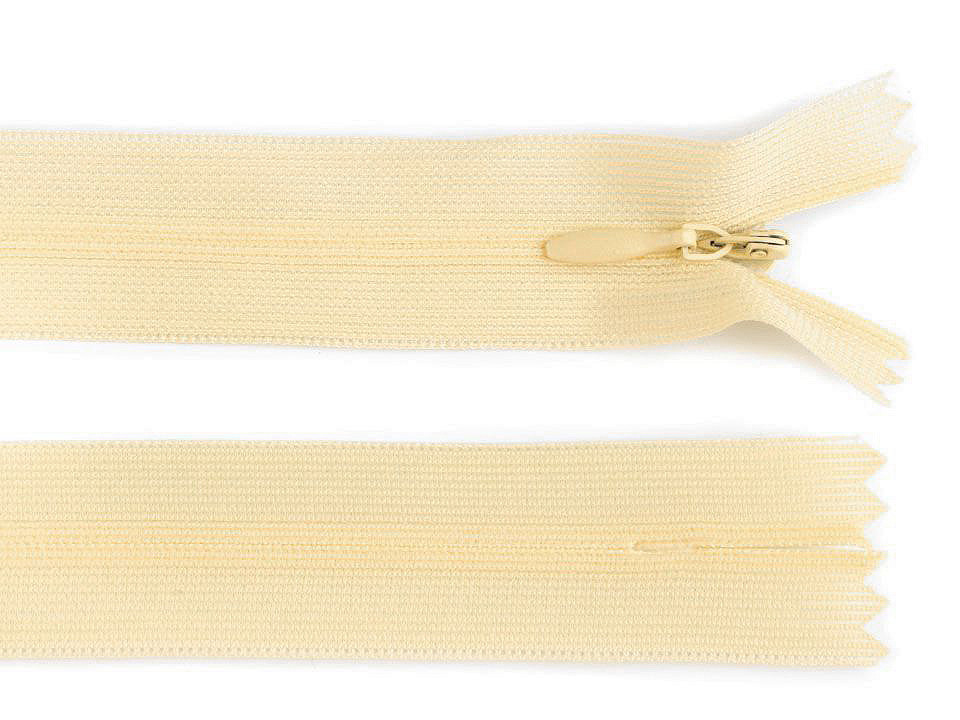 Fermoar ascuns nedetașabil, no 3 lungime 60 cm - Roz mediu (1 Bucată)