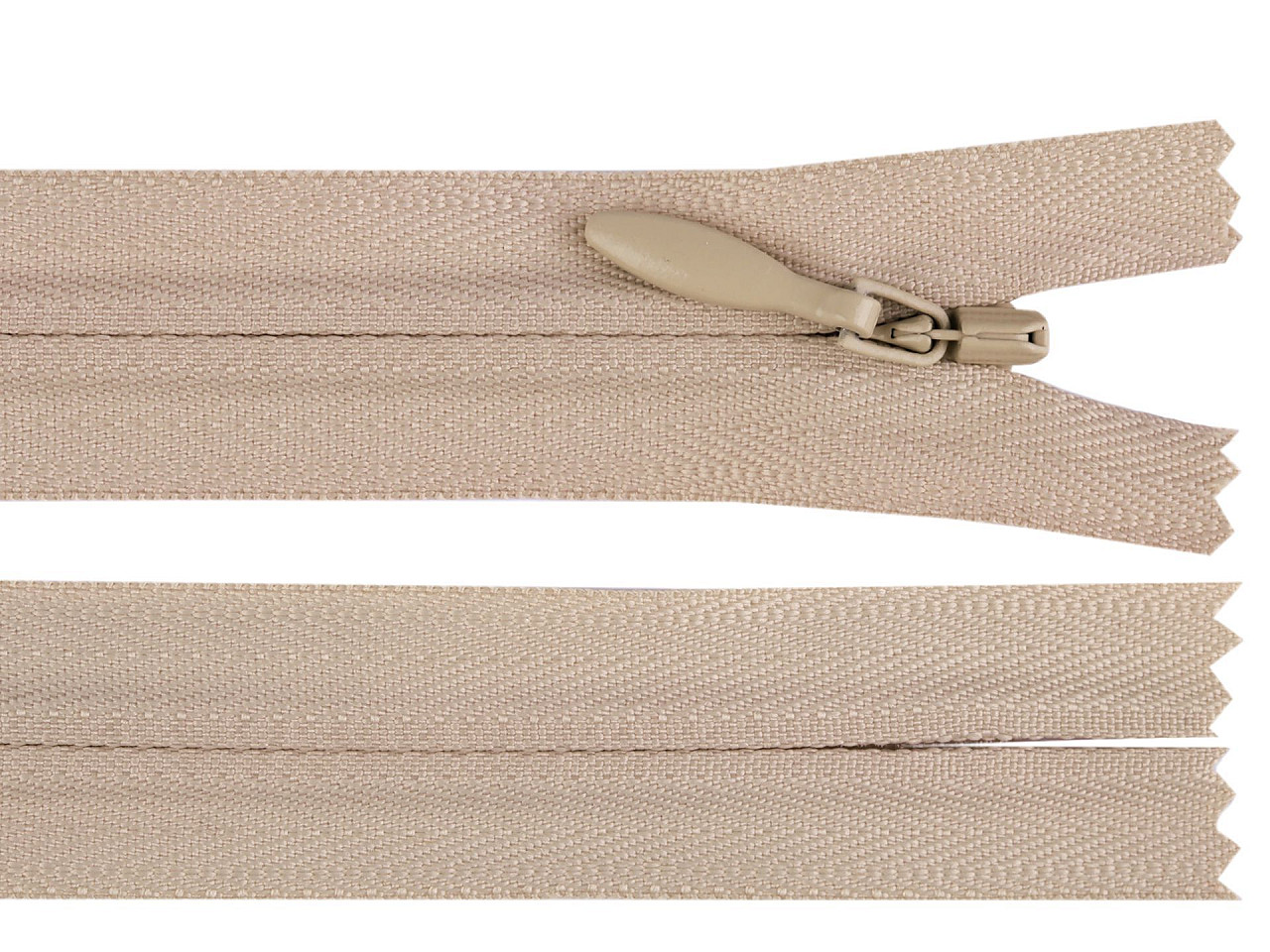 Fermoar spiralat ascuns ykk no 3 lungime 60 cm - Negru (20 Bucăți)