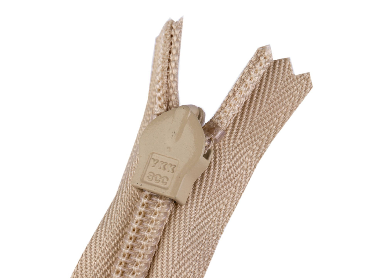 Fermoar spiralat ascuns ykk no 3 lungime 60 cm - Negru (20 Bucăți)