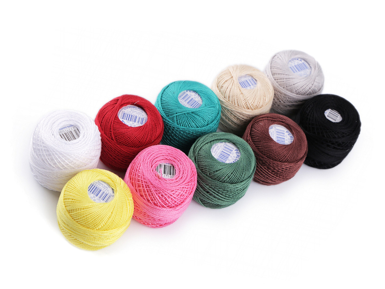 Aţă pentru brodat cotton perle nitarna cehia - Bright limegreen (10 Bucăți) Aţă pentru brodat cotton perle nitarna cehia - Bright limegreen (10 Bucăți)