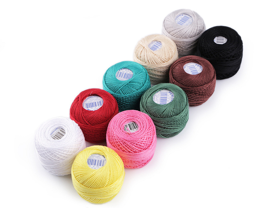 Aţă pentru brodat cotton perle nitarna cehia - Bright limegreen (10 Bucăți) Aţă pentru brodat cotton perle nitarna cehia - Bright limegreen (10 Bucăți)
