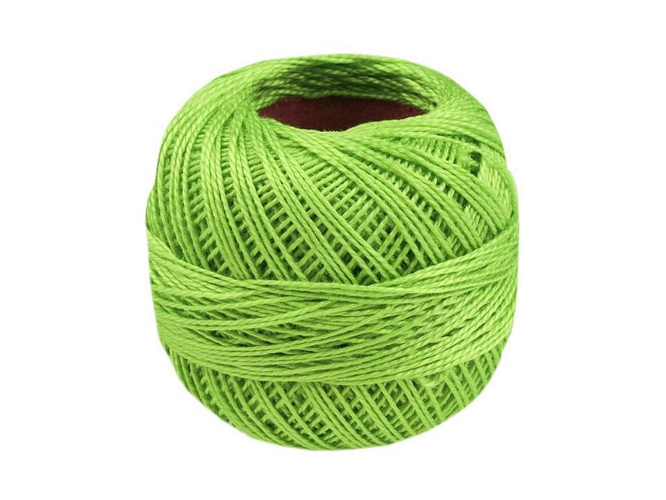 Aţă pentru brodat cotton perle nitarna cehia - Bright limegreen (10 Bucăți) Aţă pentru brodat cotton perle nitarna cehia - Bright limegreen (10 Bucăți)