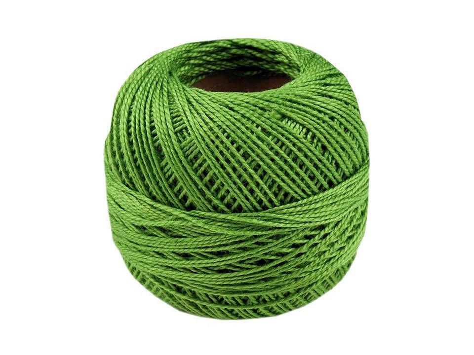 Aţă pentru brodat cotton perle nitarna cehia - Bright limegreen (10 Bucăți) Aţă pentru brodat cotton perle nitarna cehia - Bright limegreen (10 Bucăți)