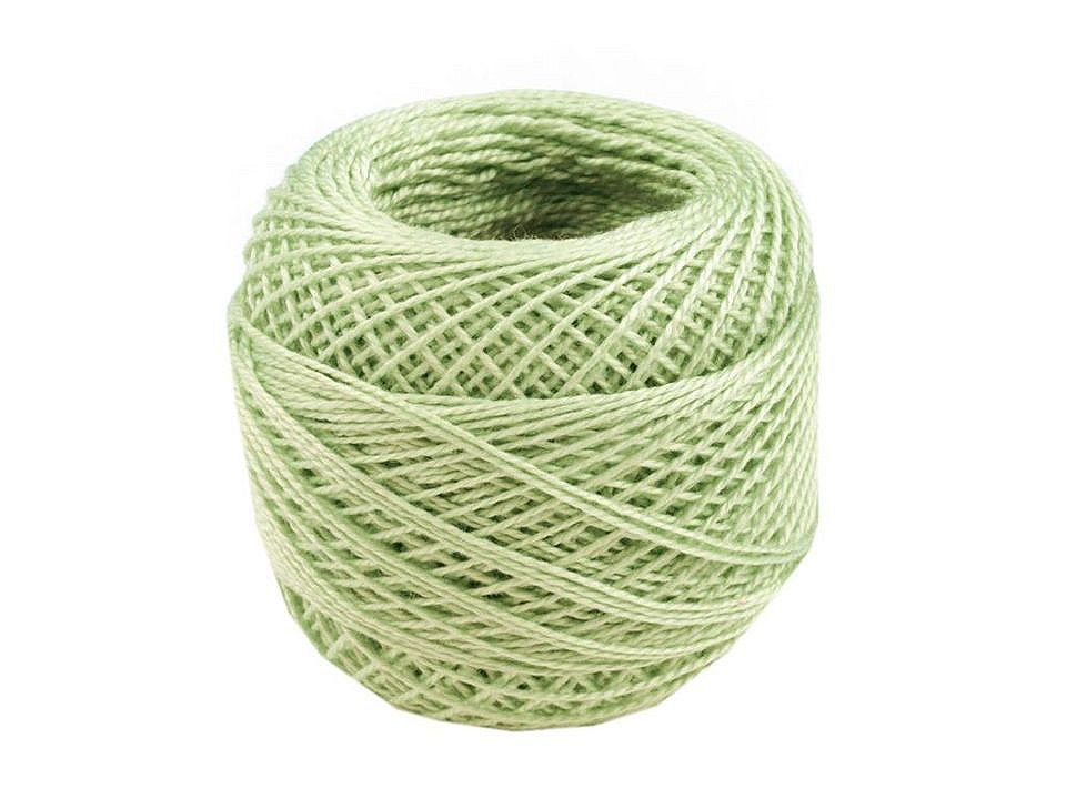 Aţă pentru brodat cotton perle nitarna cehia - Bright limegreen (10 Bucăți) Aţă pentru brodat cotton perle nitarna cehia - Bright limegreen (10 Bucăți)